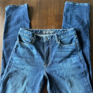 Kimes Ranch Womens Dark Blue Jeans